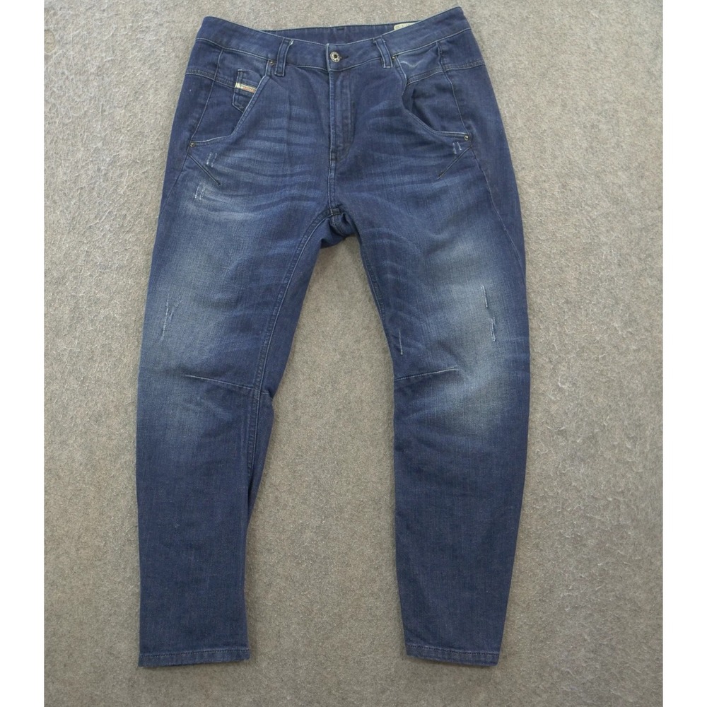 Diesel Women's Boyfriend Jeans - Dark Blue Wash